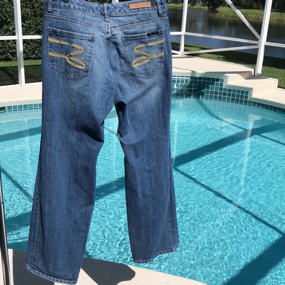 Seven7 Women's  Flare Jeans size 12 - Picture 4 of 12